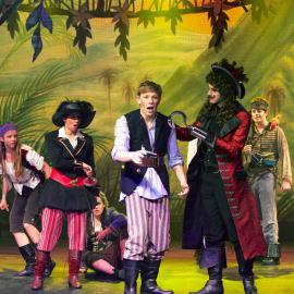 Scene from the Senior School play Peter Pan, 2013