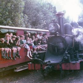 Cub outing - Puffing Billy - Term 3, 1969