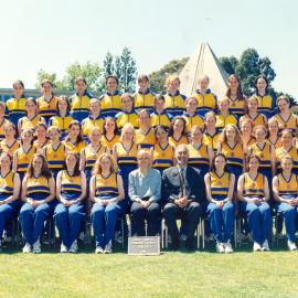 Girls athletics team, 1996