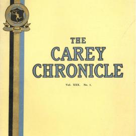 The Carey Chronicle, Vol. 30, No. 1 (July 1952)