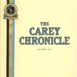 The Carey Chronicle, Vol. 33, No. 1 (July 1955)