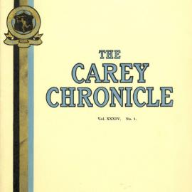 The Carey Chronicle, Vol. 34, No. 1 (July 1956)