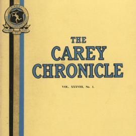 The Carey Chronicle, Vol. 38, No. 1 (July 1960)
