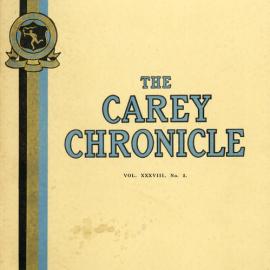 The Carey Chronicle, Vol. 38, No. 2 (December 1960)