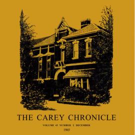 The Carey Chronicle, Vol. 43, No. 2 (December 1965)