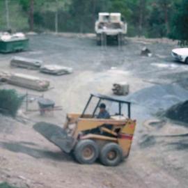 Landscaping and building works at Donvale, 1988