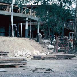 Landscaping and building works at Donvale, 1988