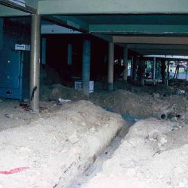 Landscaping and building works at Donvale, 1988