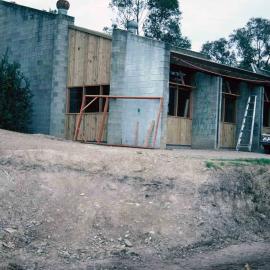 Landscaping and building works at Donvale, 1988