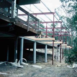 Landscaping and building works at Donvale, 1988