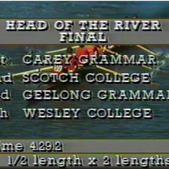 Head of the River news reports, 1985