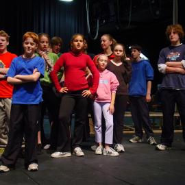 Scene from Middle School Musical 'Tin Pan Ali', 2003
