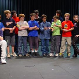 Scene from Middle School Musical 'Tin Pan Ali', 2003