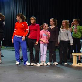 Scene from Middle School Musical 'Tin Pan Ali', 2003