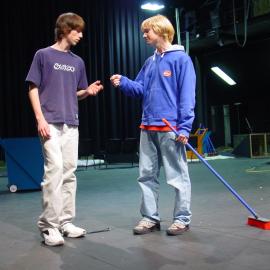 Scene from Middle School Musical 'Tin Pan Ali', 2003