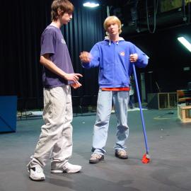 Scene from Middle School Musical 'Tin Pan Ali', 2003