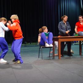 Scene from Middle School Musical 'Tin Pan Ali', 2003