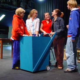 Scene from Middle School Musical 'Tin Pan Ali', 2003