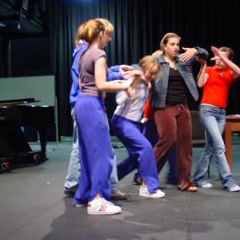 Scene from Middle School Musical 'Tin Pan Ali', 2003
