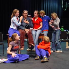 Scene from Middle School Musical 'Tin Pan Ali', 2003