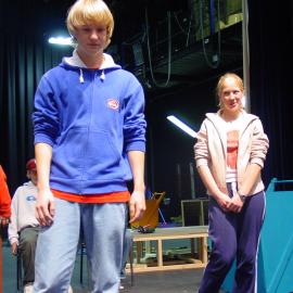 Scene from Middle School Musical 'Tin Pan Ali', 2003
