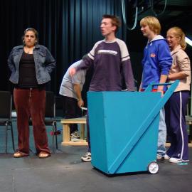 Scene from Middle School Musical 'Tin Pan Ali', 2003