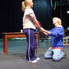 Scene from Middle School Musical 'Tin Pan Ali', 2003