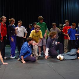 Scene from Middle School Musical 'Tin Pan Ali', 2003