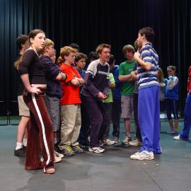 Scene from Middle School Musical 'Tin Pan Ali', 2003