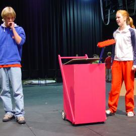 Scene from Middle School Musical 'Tin Pan Ali', 2003