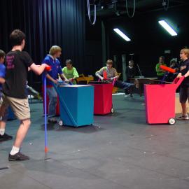 Scene from Middle School Musical 'Tin Pan Ali', 2003