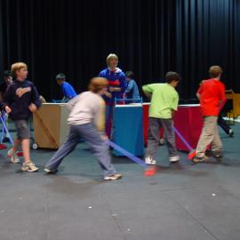 Scene from Middle School Musical 'Tin Pan Ali', 2003