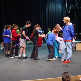 Scene from Middle School Musical 'Tin Pan Ali', 2003