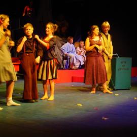 Scene from Middle School Musical 'Tin Pan Ali', 2003