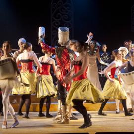 Scene from the Middle School Play 'Beauty and the Beast', 2012