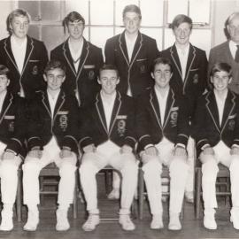 Cricket First XI, 1969