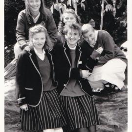 Year 12 girls, 1986