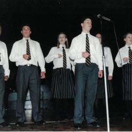 Valedictory dinner singing group, 1995
