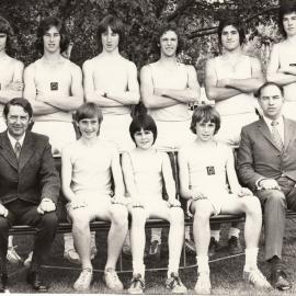 Cross country team, 1973