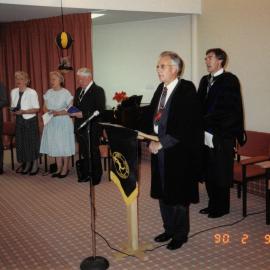 Inauguration of the Donvale Houses, 1990
