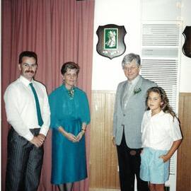 Inauguration of Morley House, 1990