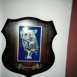 Lyall House shield, 1990