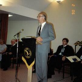 Inauguration of Cramer House, 1990