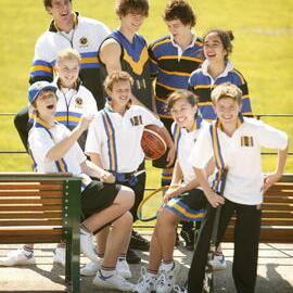 Photo shoot for the new sports uniform, 2006