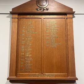 Henry Meeks Senior Award honour board, 1993 to present