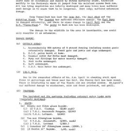 Fire report prepared for the Camp Toonallook Committee, 1978