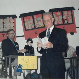 Rev Laurie Barton, Don Brown and Ralph Shinkfield, circa 1990