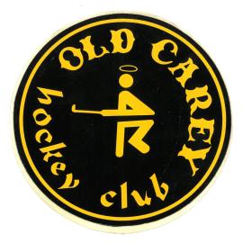 Old Carey Hockey Club sticker, circa 1979
