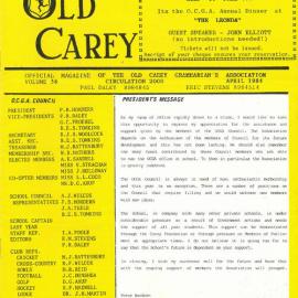 Old Carey magazine (Vol. 38, April 1984)