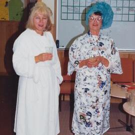 Dr Helen Telford and Shirley Allen, 1990s